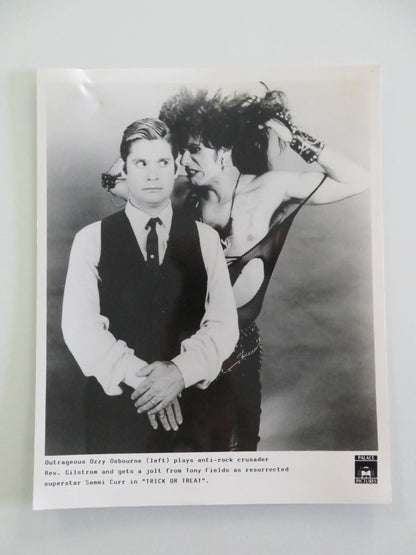 TRICK OR TREAT MOVIE STILL PHOTO LOT OF 3 OZZY OSBORNE TONY FIELDS 1986 Movie posters