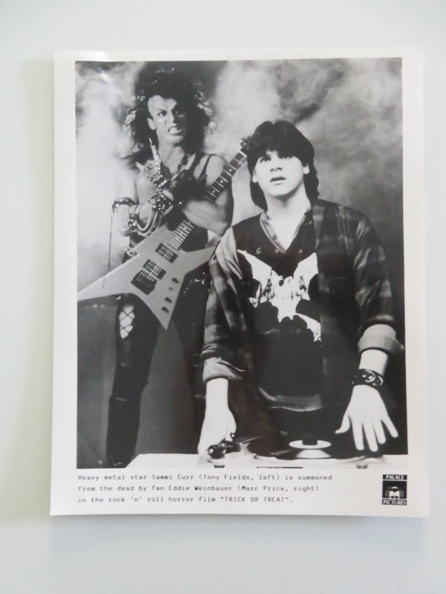 TRICK OR TREAT MOVIE STILL PHOTO LOT OF 3 OZZY OSBORNE TONY FIELDS 1986 Movie posters