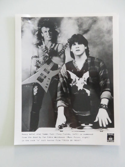 TRICK OR TREAT MOVIE STILL PHOTO LOT OF 3 OZZY OSBORNE TONY FIELDS 1986 Movie posters