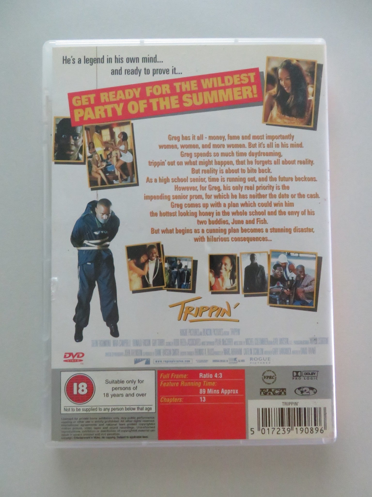 TRIPPIN' (DVD) DEON RICHMOND DONALD FAISON 1999 REGION 2 Movie posters