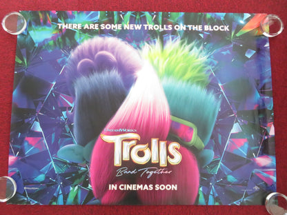 TROLLS BAND TOGETHER - A UK QUAD ROLLED POSTER ANNA KENDRICK TIMBERLAKE 2023 Movie posters