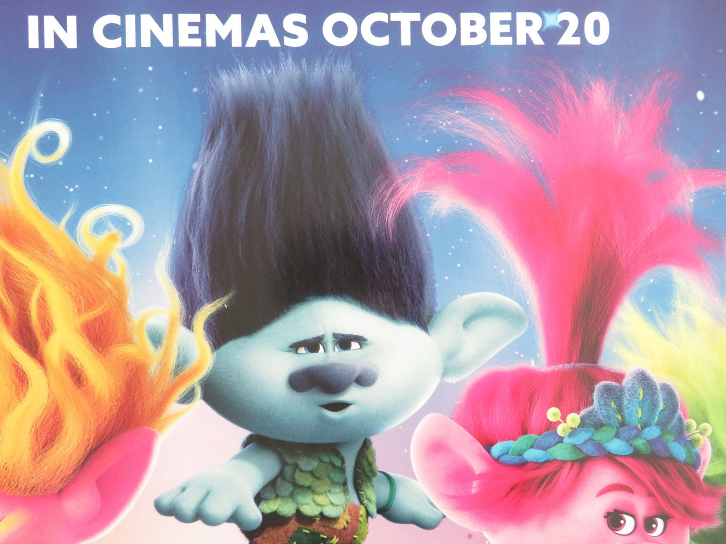 TROLLS BAND TOGETHER - B UK QUAD ROLLED POSTER ANNA KENDRICK TIMBERLAKE 2023 Movie posters