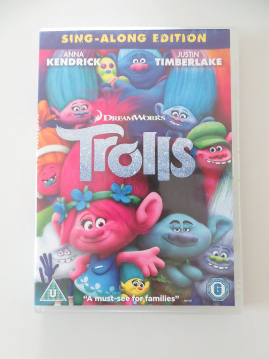 Trolls - Sing-Along Edition (DVD) Anna Kendrick Justin Timberlake 2016 Region 2 Movie posters