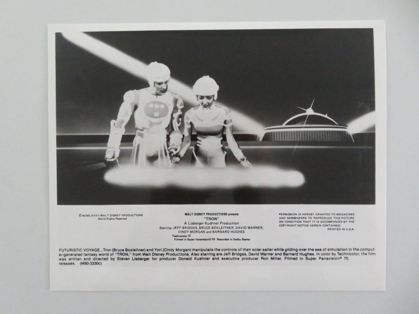 TRON MOVIE STILL PHOTO LOT OF 7 DISNEY JEFF BRIDGES DAVID WARNER 1982 Movie posters