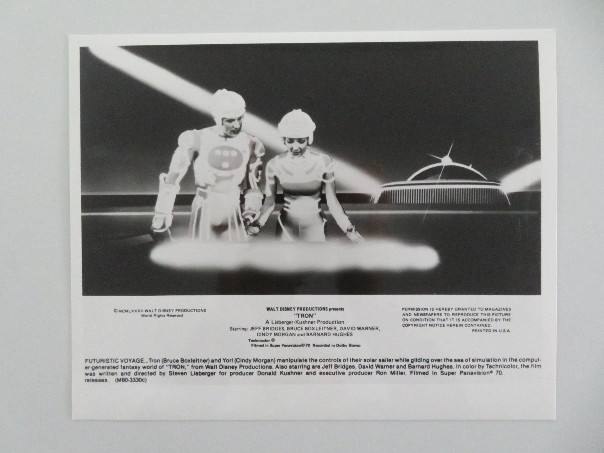 TRON MOVIE STILL PHOTO LOT OF 7 DISNEY JEFF BRIDGES DAVID WARNER 1982 Movie posters