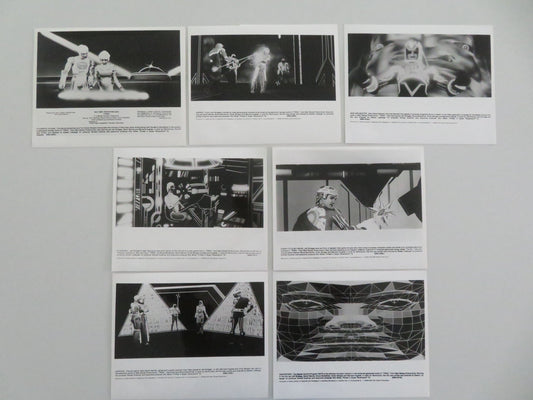 TRON MOVIE STILL PHOTO LOT OF 7 DISNEY JEFF BRIDGES DAVID WARNER 1982 Movie posters