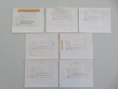 TRON MOVIE STILL PHOTO LOT OF 7 DISNEY JEFF BRIDGES DAVID WARNER 1982 Movie posters