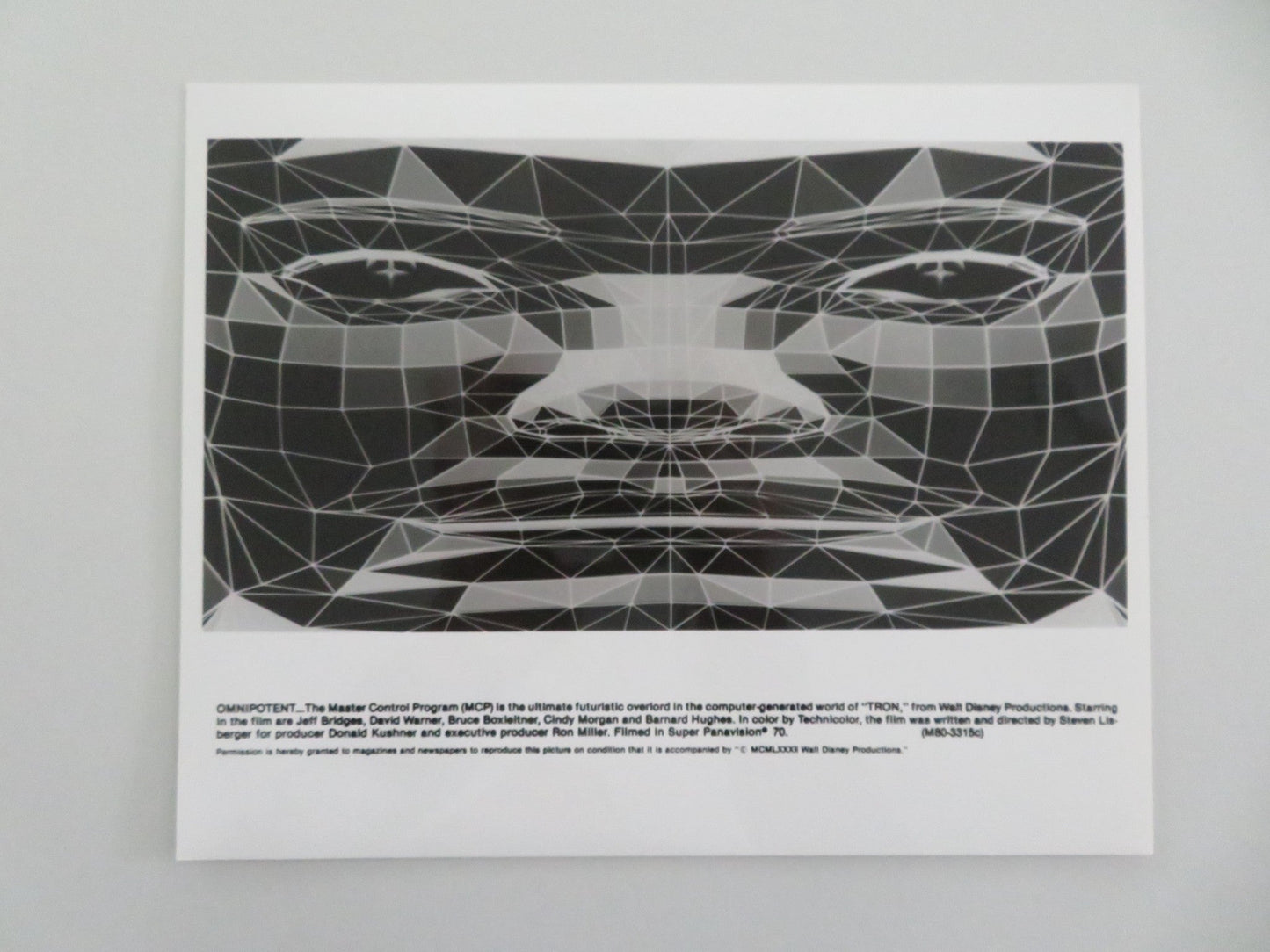 TRON MOVIE STILL PHOTO LOT OF 7 DISNEY JEFF BRIDGES DAVID WARNER 1982 Movie posters