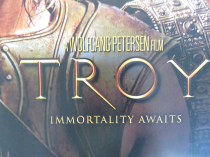 TROY DVD & VHS VIDEO POSTER BRAD PITT ERIC BANA ORLANDO BLOOM 2004 Rendezvous Cinema Movie posters