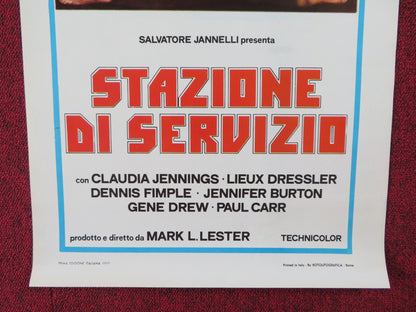 TRUCK STOP WOMEN ITALIAN LOCANDINA POSTER CLAUDIA JENNINGS LIEUX DRESSLER 1977 Rendezvous Cinema Movie posters