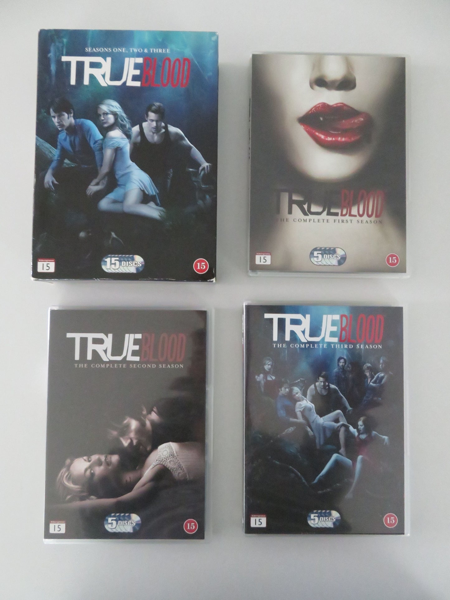 True Blood Seasons One, Two and Three (DVD BoxSet) Anna Paquin 2008 Region 2 Movie posters