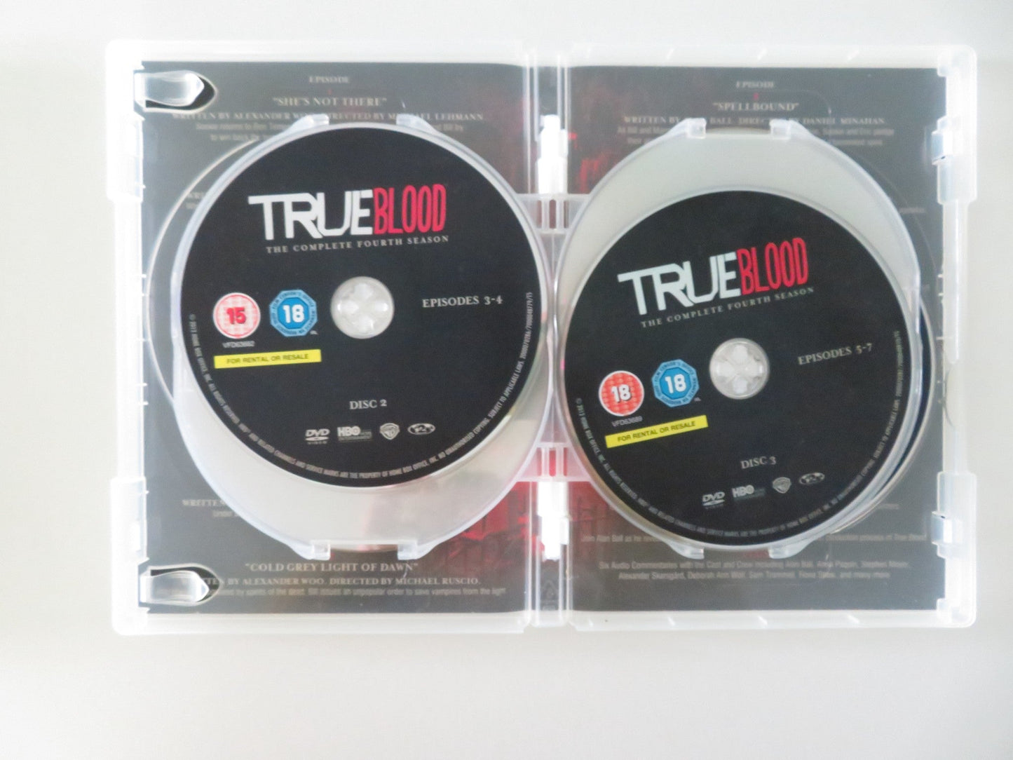 TRUE BLOOD - THE COMPLETE FOURTH SEASON (DVD) ANNA PAQUIN STEPHEN 2011 REGION 2 Movie posters