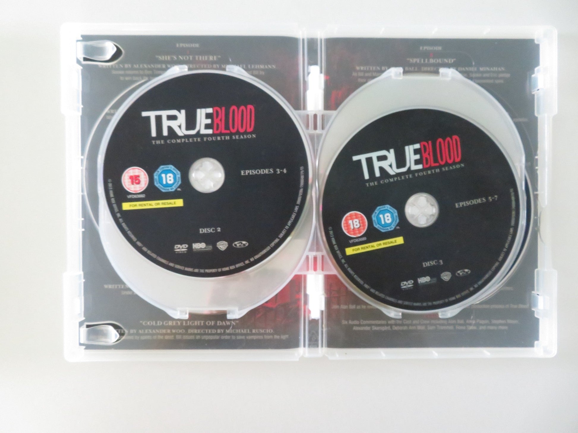 TRUE BLOOD - THE COMPLETE FOURTH SEASON (DVD) ANNA PAQUIN STEPHEN 2011 REGION 2 Movie posters
