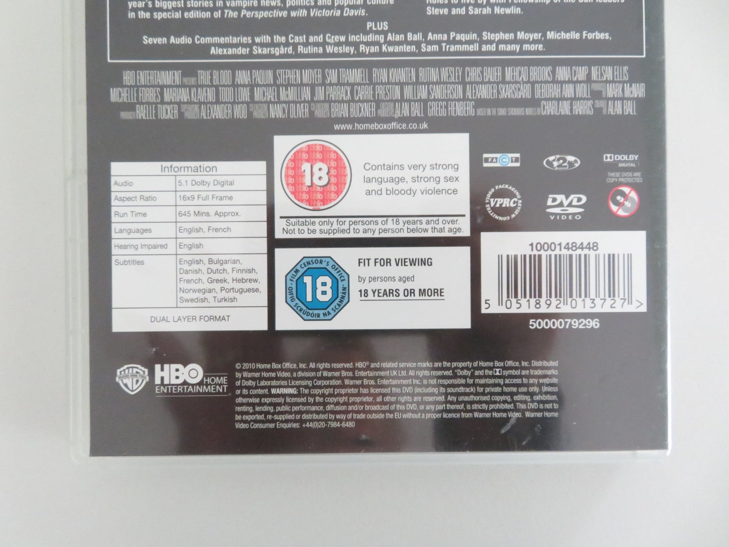 True Blood The Complete Second Season (DVD BoxSet) Anna Paquin 2009 Region 2 Movie posters
