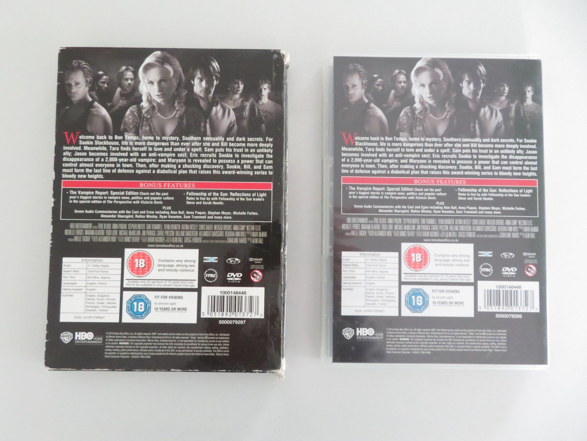 True Blood The Complete Second Season (DVD BoxSet) Anna Paquin 2009 Region 2 Movie posters