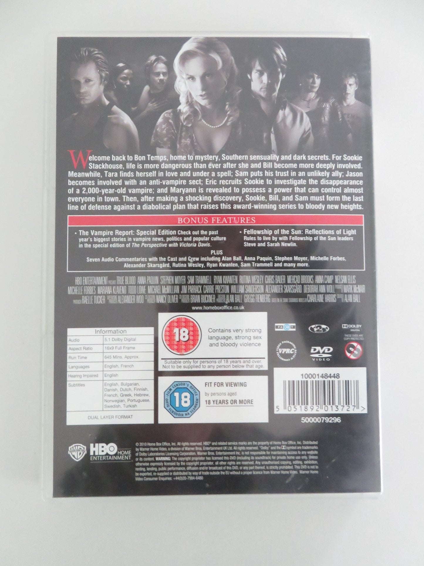 True Blood The Complete Second Season (DVD BoxSet) Anna Paquin 2009 Region 2 Movie posters