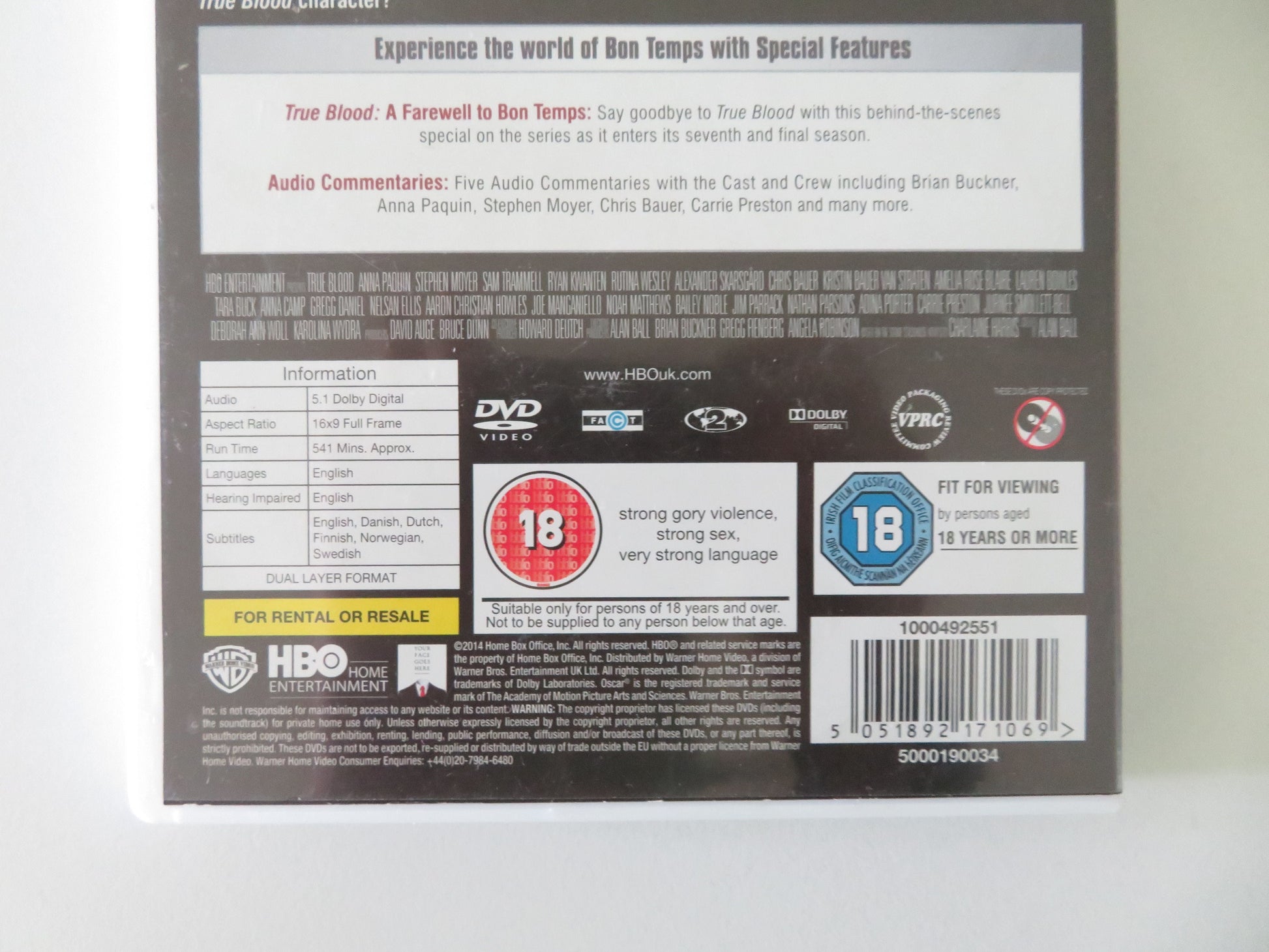 True Blood - The Complete Seventh Season (DVD) Anna Paquin 2014 Region 2 Movie posters