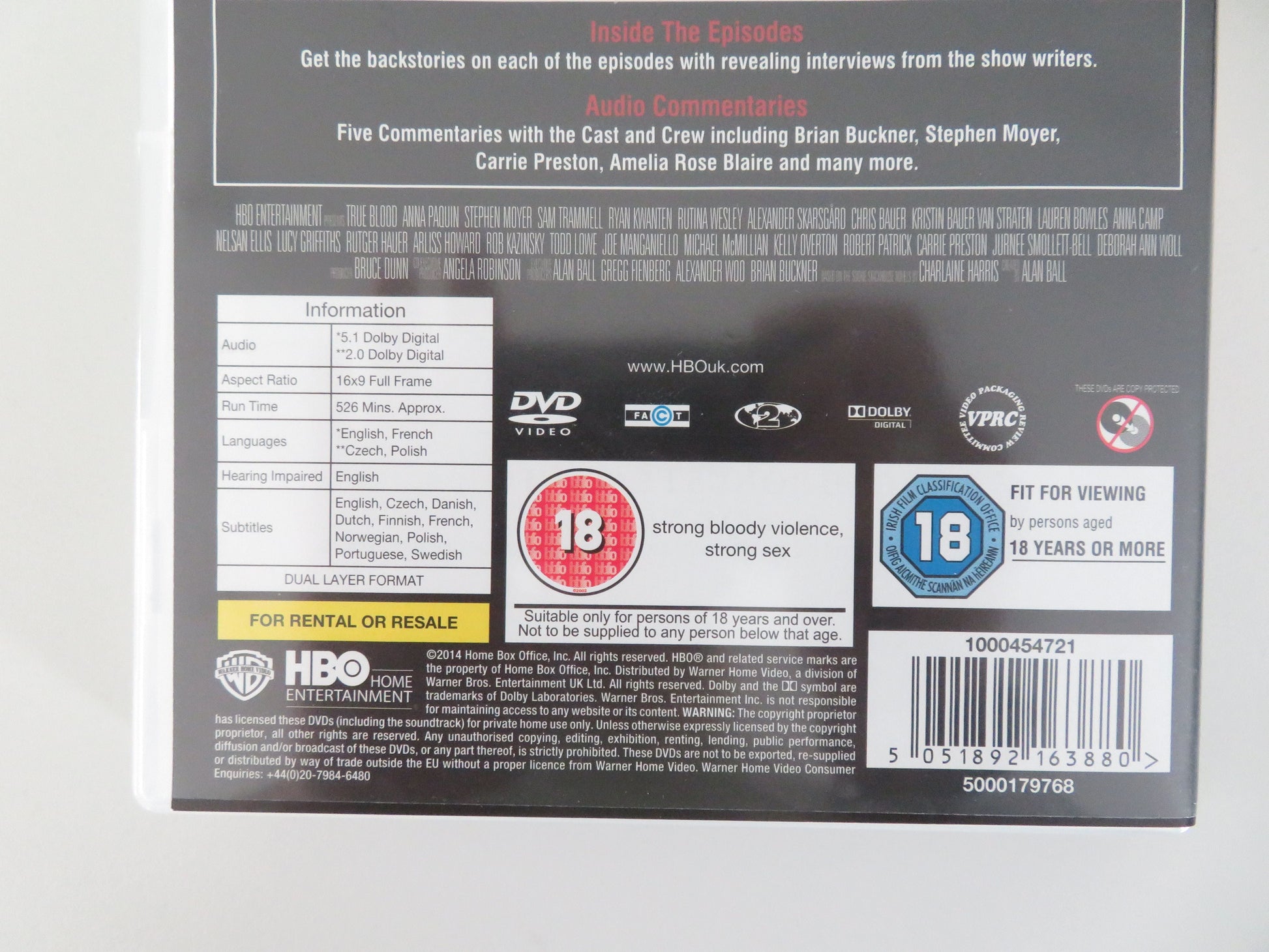 True Blood - The Complete Sixth Season (DVD) Anna Paquin 2013 Region 2 Movie posters