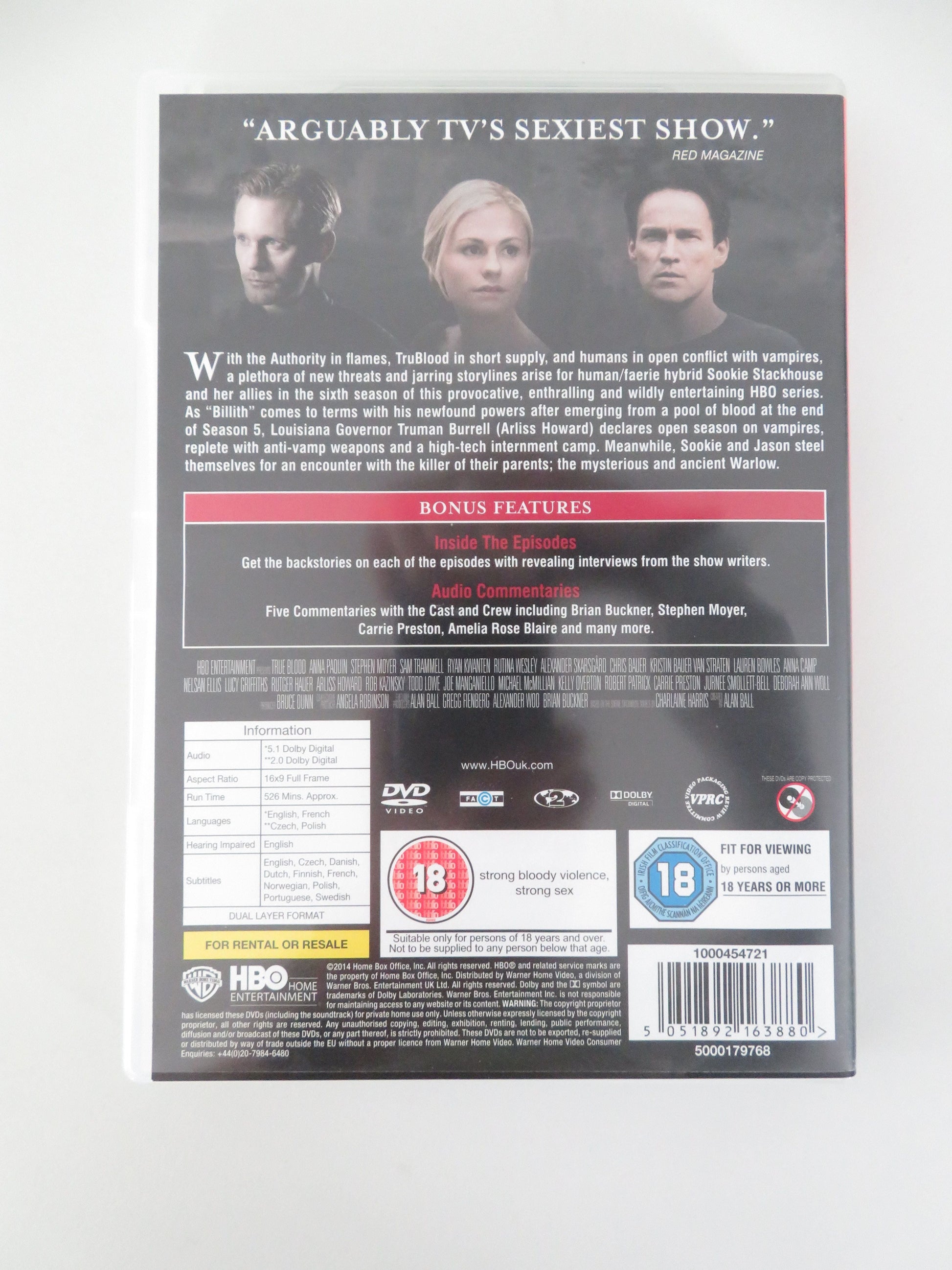 True Blood - The Complete Sixth Season (DVD) Anna Paquin 2013 Region 2 Movie posters