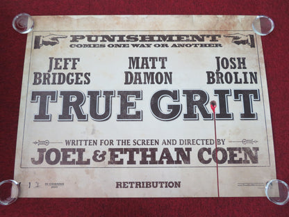 True Grit - B UK Quad Rolled Poster Josh Brolin Jeff Bridges Matt Damon 2010 Movie posters