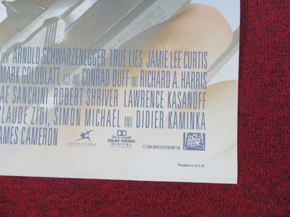 TRUE LIES VERSION A FOLDED US ONE SHEET POSTER ARNOLD SCHWARZENEGGER 1994 Rendezvous Cinema Movie posters