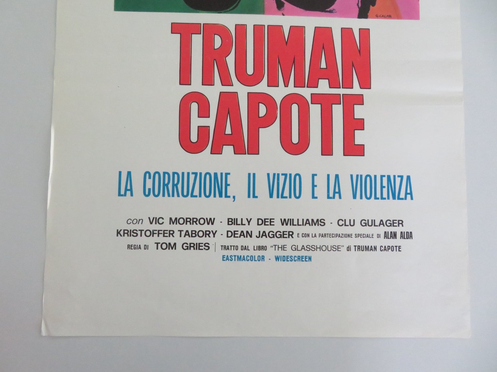 Truman Capote's The Glass House Italian Locandina Poster Billy Dee Williams 1972 Movie posters