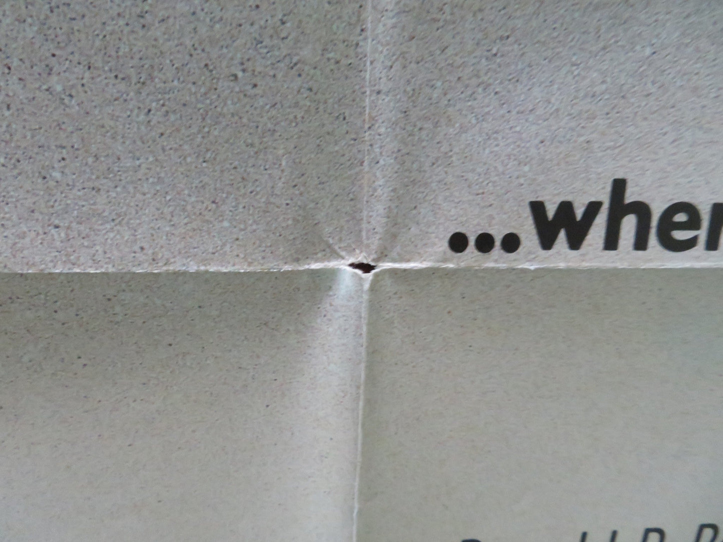 TUFF TURF FOLDED US ONE SHEET POSTER JAMES SPADER KIM RICHARDS 1984 Movie posters