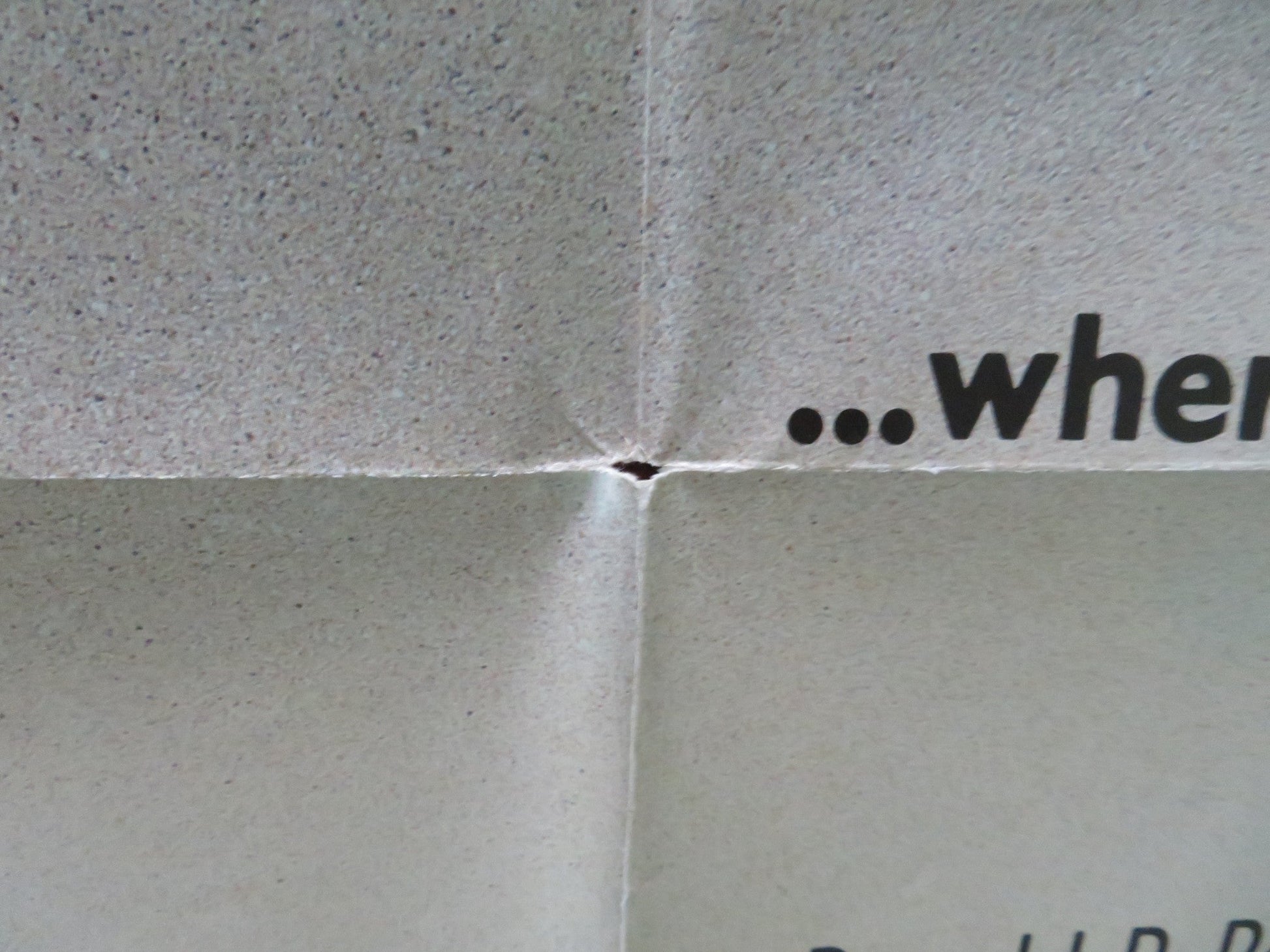 TUFF TURF FOLDED US ONE SHEET POSTER JAMES SPADER KIM RICHARDS 1984 Movie posters