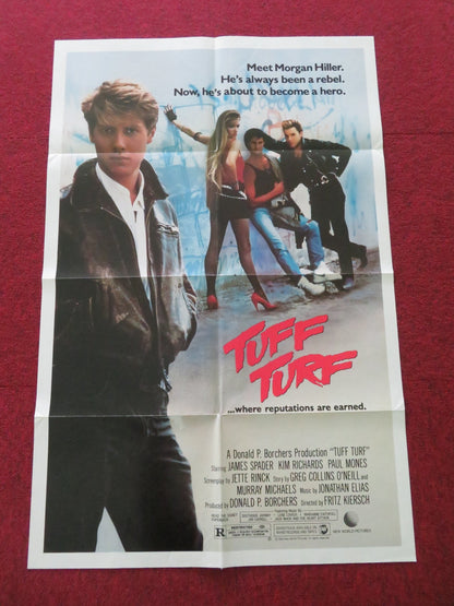 TUFF TURF FOLDED US ONE SHEET POSTER JAMES SPADER KIM RICHARDS 1984 Movie posters