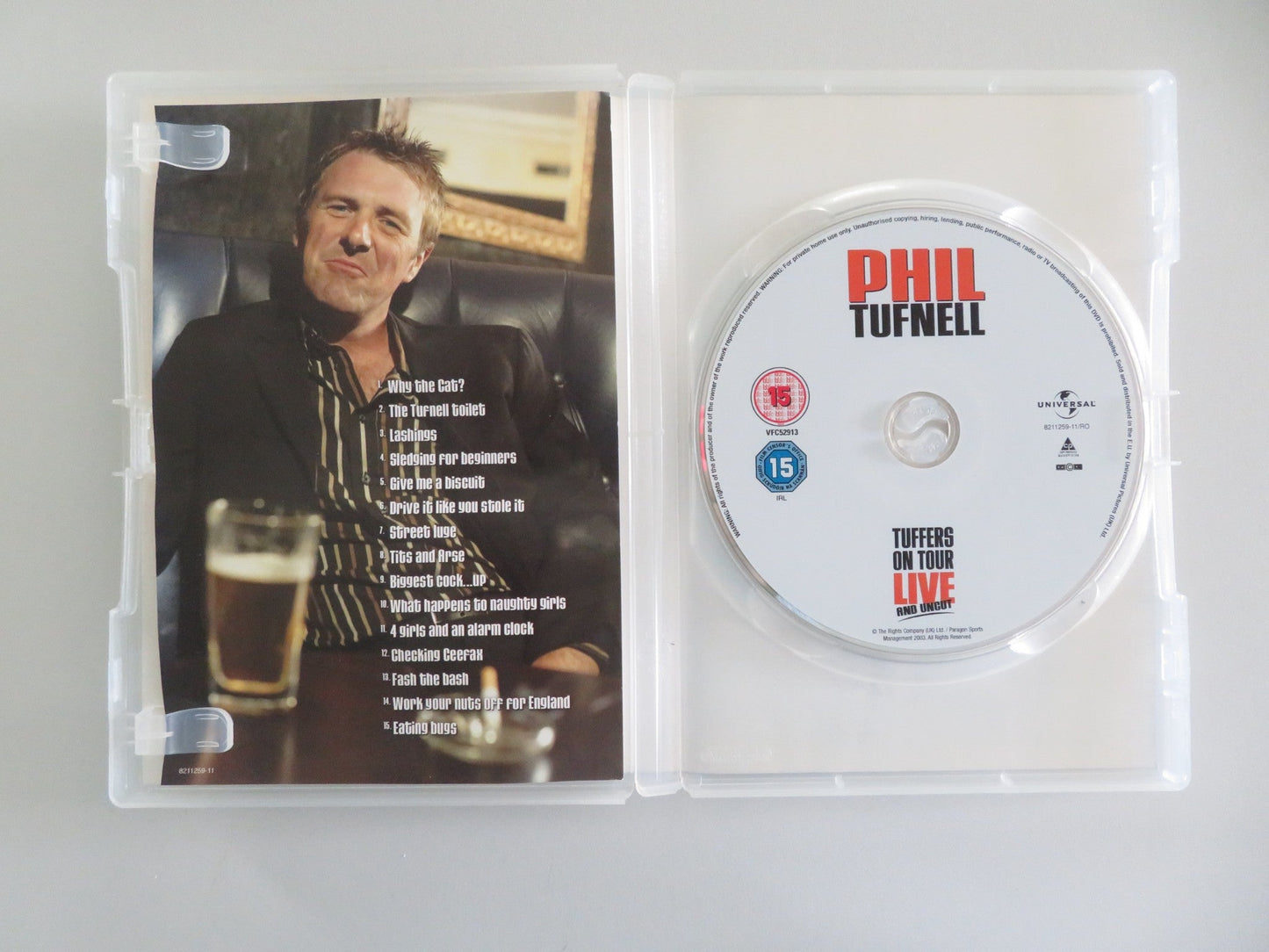 Tuffers on Tour: Phil Tufnell live and uncut (DVD) 2003 Region 2 Movie posters