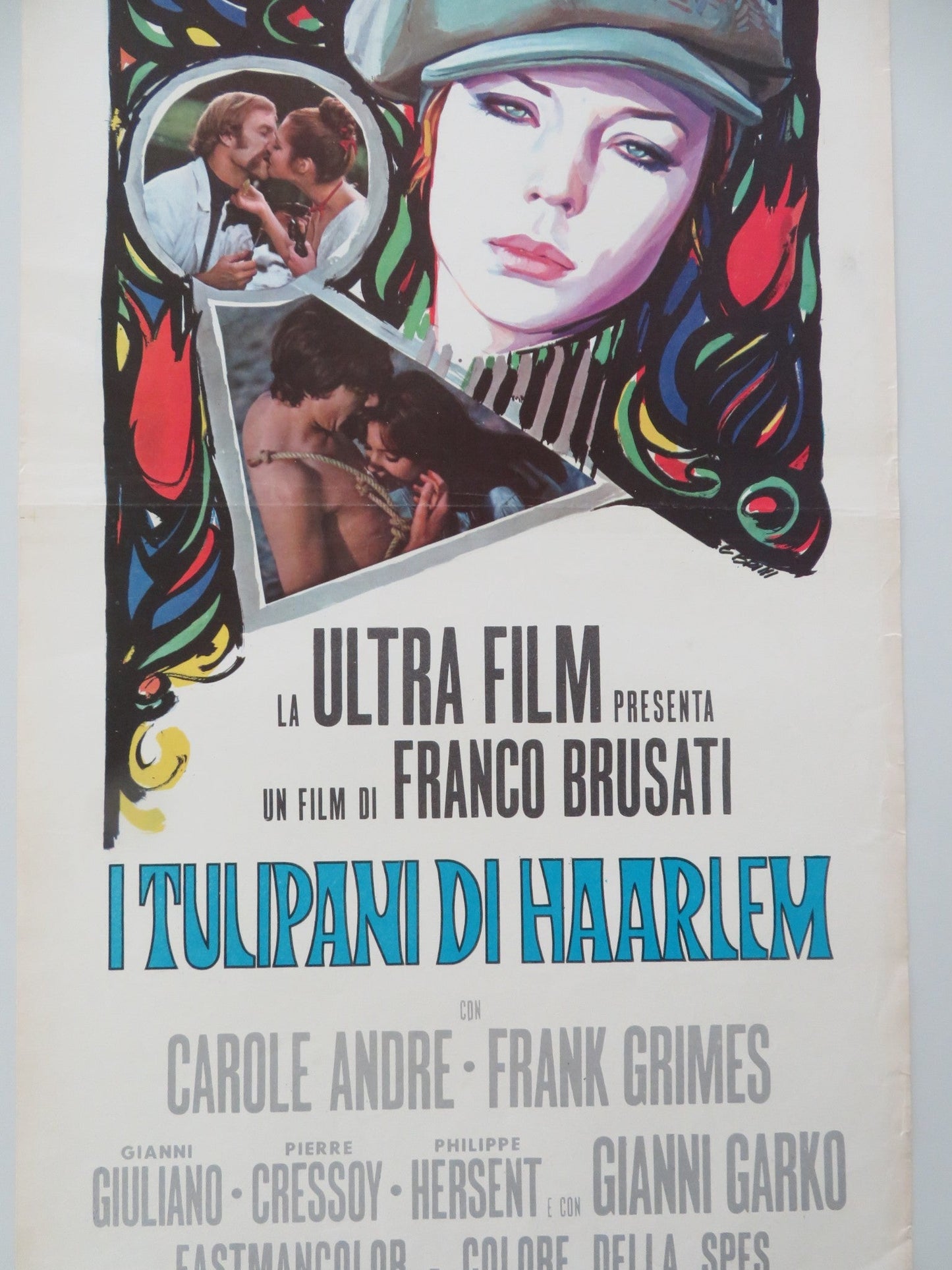 TULIPS OF HAARLEM ITALIAN LOCANDINA POSTER CAROLE ANDRE FRANK GRIMES 1970 Movie posters