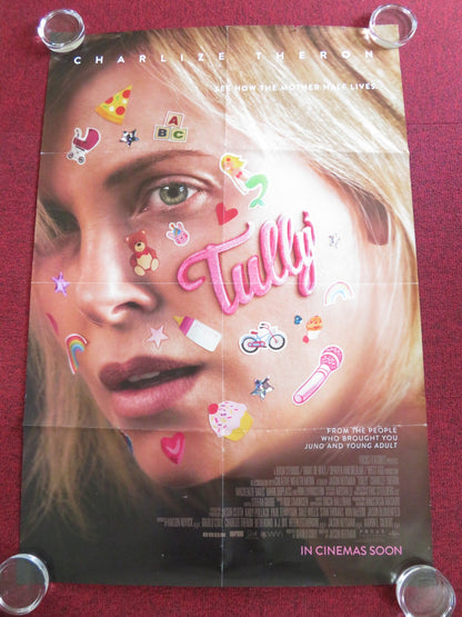 TULLY US ONE SHEET ROLLED POSTER CHARLIZE THERON MACKENZIE DAVIS 2018 Rendezvous Cinema Movie posters