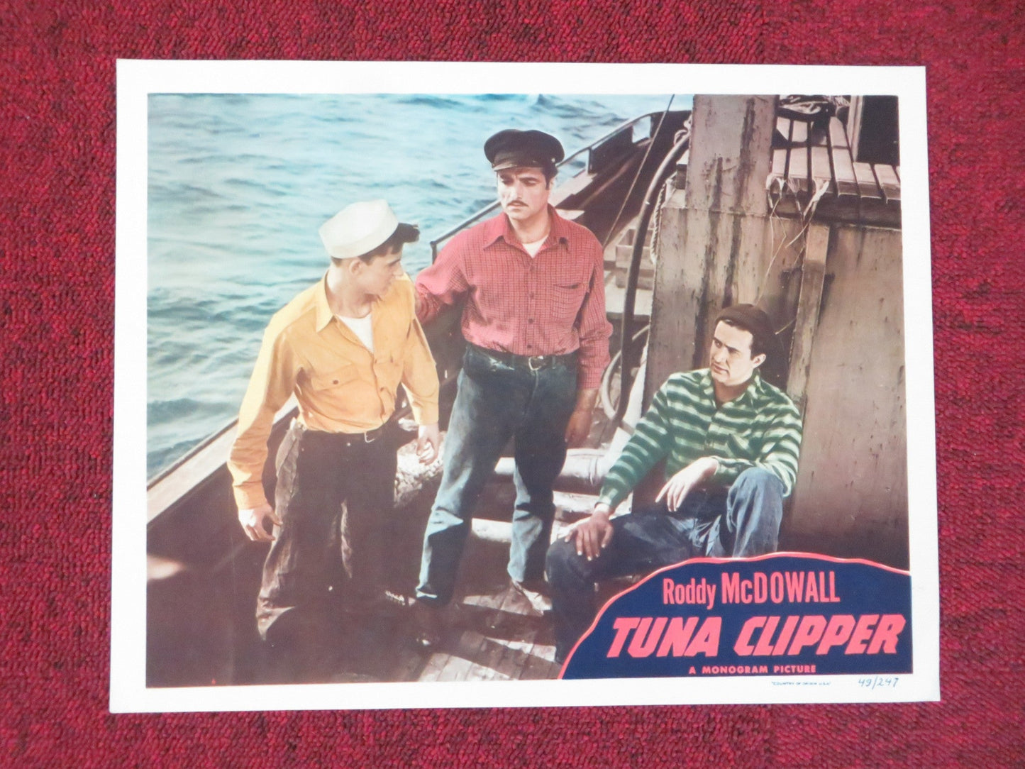 TUNA CLIPPER US LOBBY CARD FULL SET RODDY MCDOWALL ELENA VERDUGO 1949 Movie posters