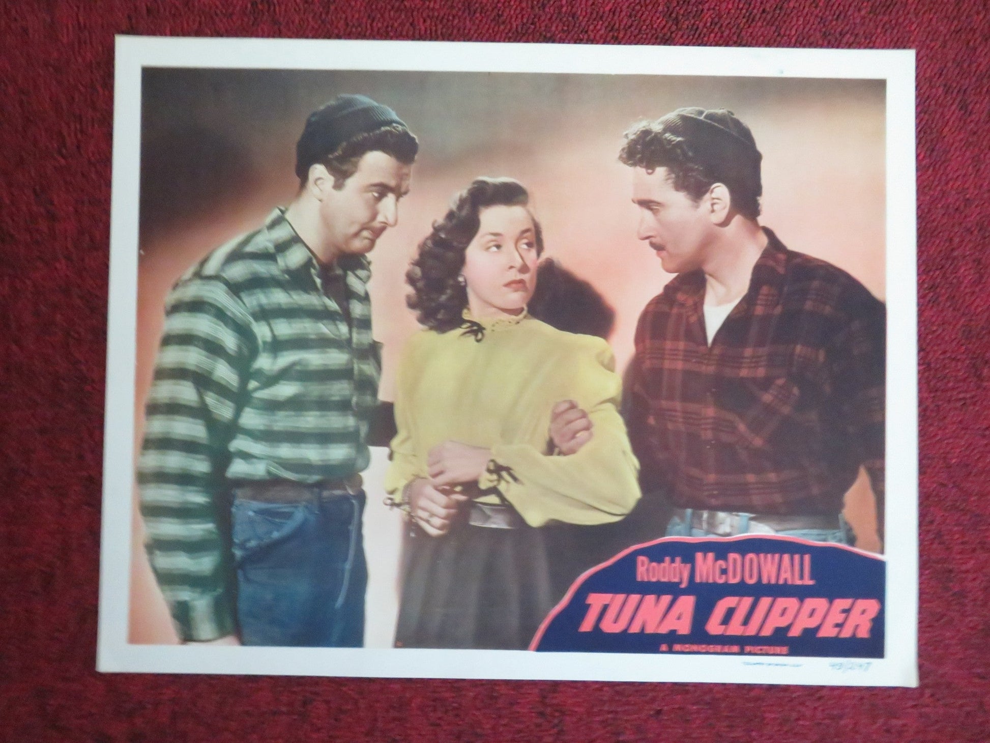 TUNA CLIPPER US LOBBY CARD FULL SET RODDY MCDOWALL ELENA VERDUGO 1949 Movie posters