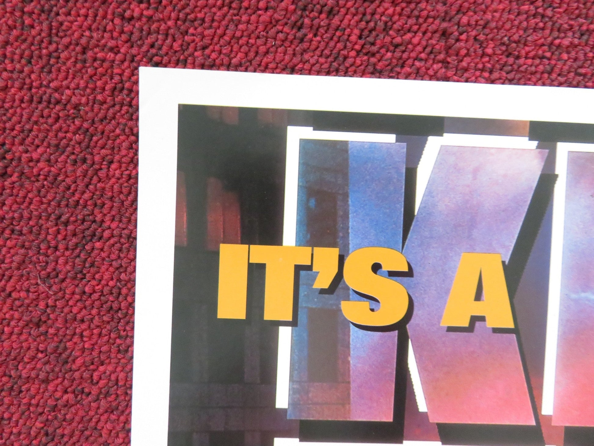 TURBULENCE VHS POSTER ROLLED RAY LIOTTA LAUREN HOLLY 1997 Rendezvous Cinema Movie posters