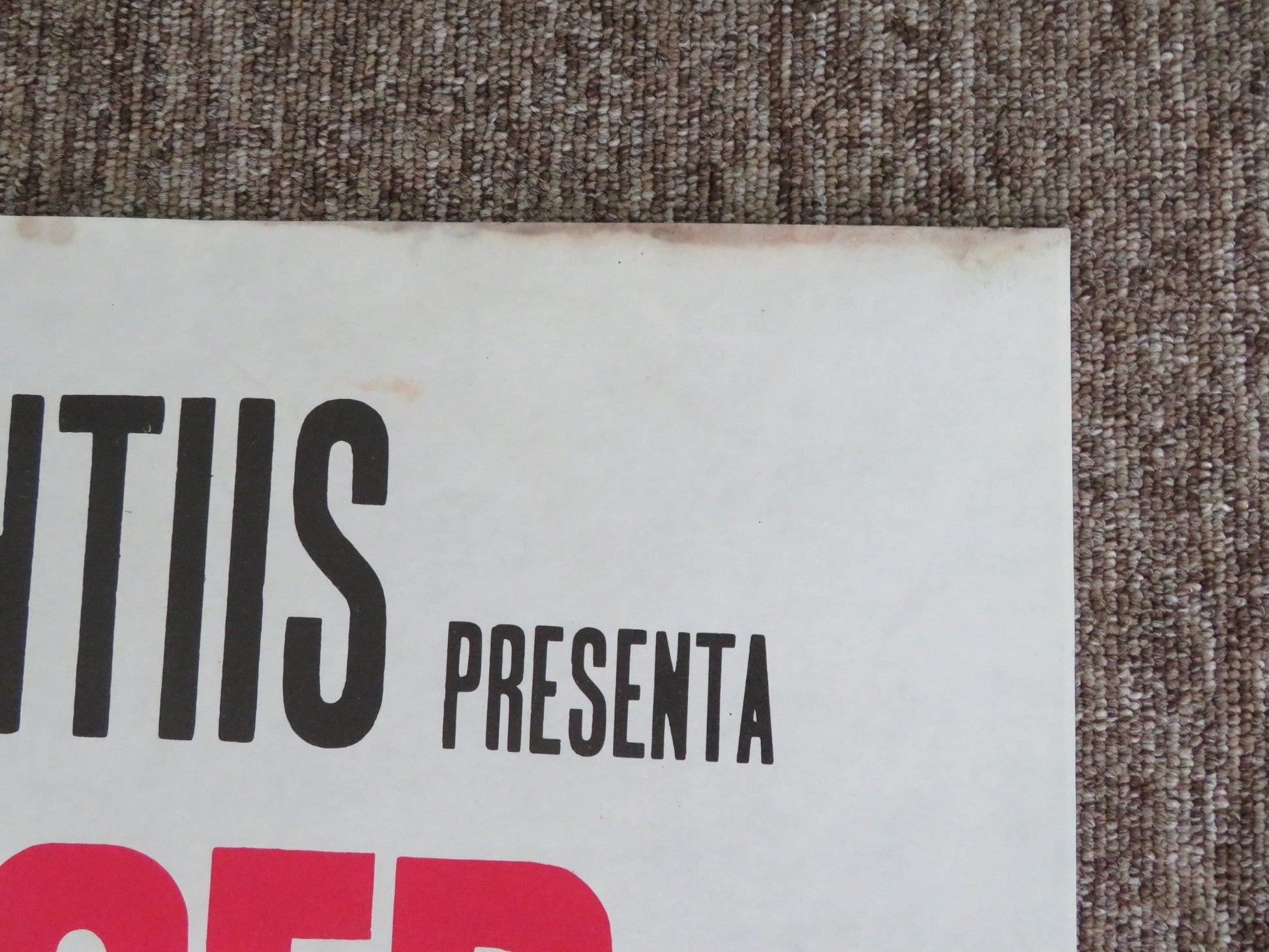 TURN THE OTHER CHEEK ITALIAN 4 FOGLIO POSTER BUD SPENCER TERENCE HILL 1974 Movie posters