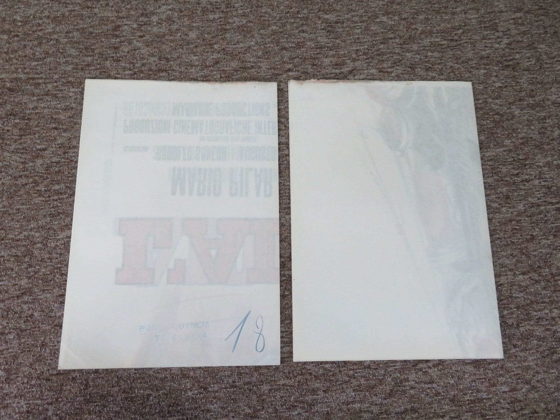 TURN THE OTHER CHEEK ITALIAN 4 FOGLIO POSTER BUD SPENCER TERENCE HILL 1974 Movie posters