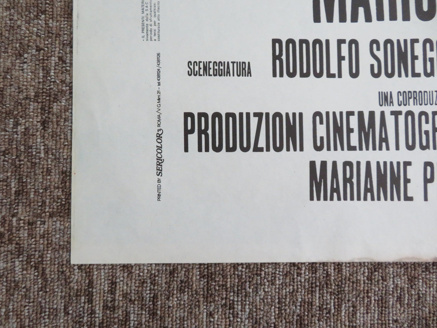 TURN THE OTHER CHEEK ITALIAN 4 FOGLIO POSTER BUD SPENCER TERENCE HILL 1974 Movie posters