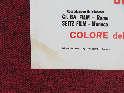 TUTTO SUL ROSSO ITALIAN LOCANDINA POSTER BRETT HALSEY BARBARA ZIMMERMAN 1968 Rendezvous Cinema Movie posters