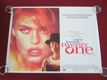 Twenty-One UK Quad Rolled Poster Patsy Kensit Rufus Sewell 1991 Movie posters