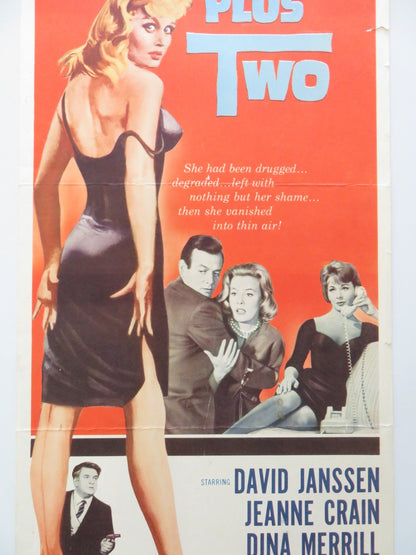 TWENTY PLUS TWO US INSERT POSTER DAVID JANSSEN JEANNE CRAIN 1961 Rendezvous Cinema Movie posters
