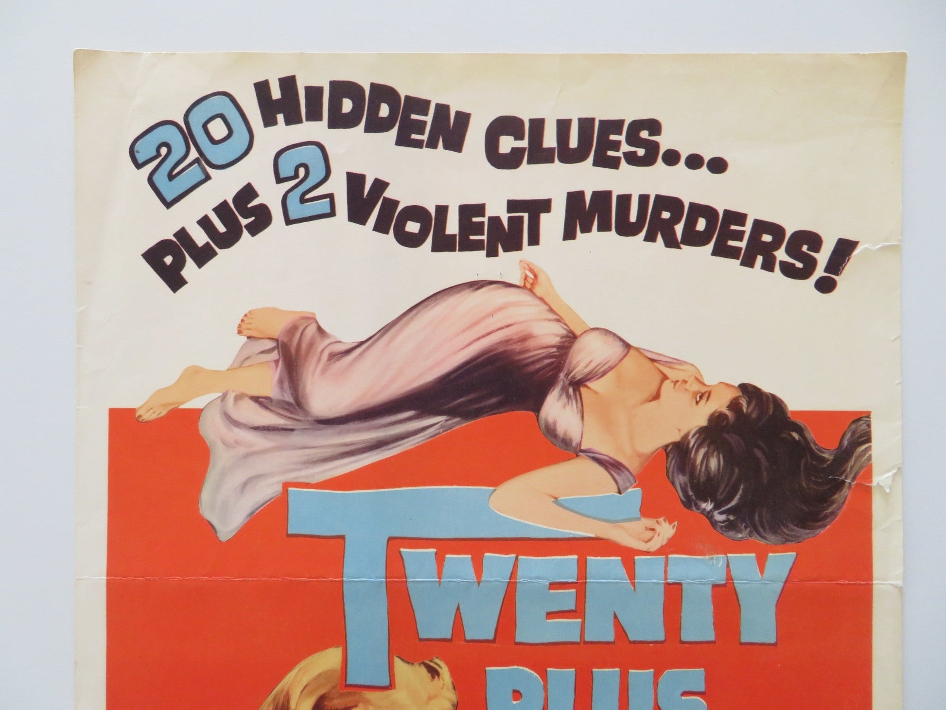 TWENTY PLUS TWO US INSERT POSTER DAVID JANSSEN JEANNE CRAIN 1961 Rendezvous Cinema Movie posters