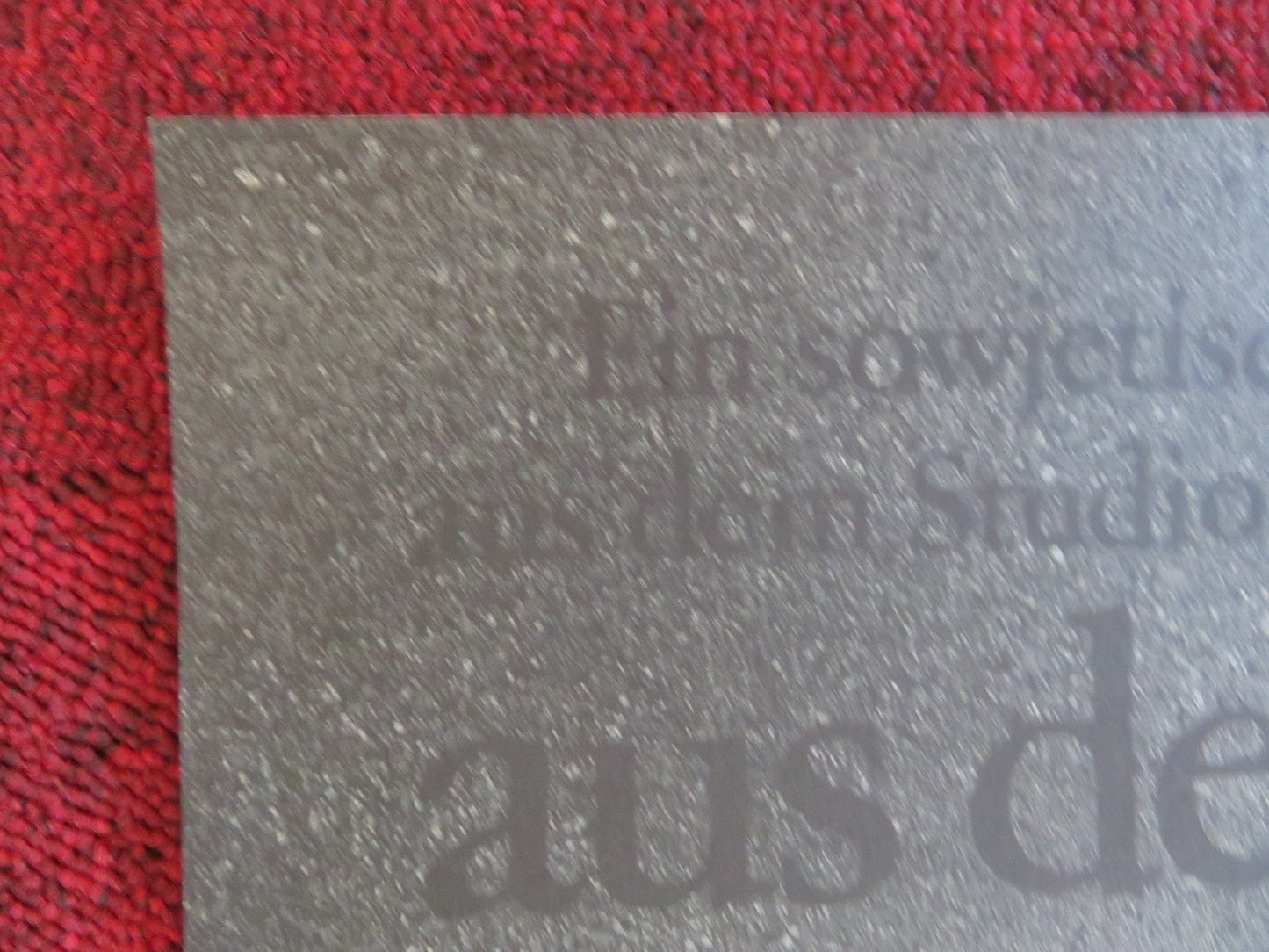 TWENTY SIX DAYS FROM THE LIFE OF DOSTOYEVSKY GERMAN POSTER ROLLED SIMONOVA 1981 Rendezvous Cinema Movie posters