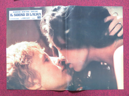 TWICE A WOMAN - A ITALIAN FOTOBUSTA POSTER BIBI ANDERSSON ANTHONY PERKINS 1979 Rendezvous Cinema Movie posters