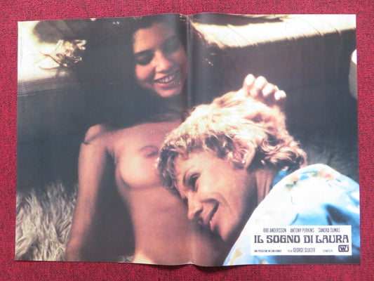 TWICE A WOMAN - B ITALIAN FOTOBUSTA POSTER BIBI ANDERSSON ANTHONY PERKINS 1979 Rendezvous Cinema Movie posters