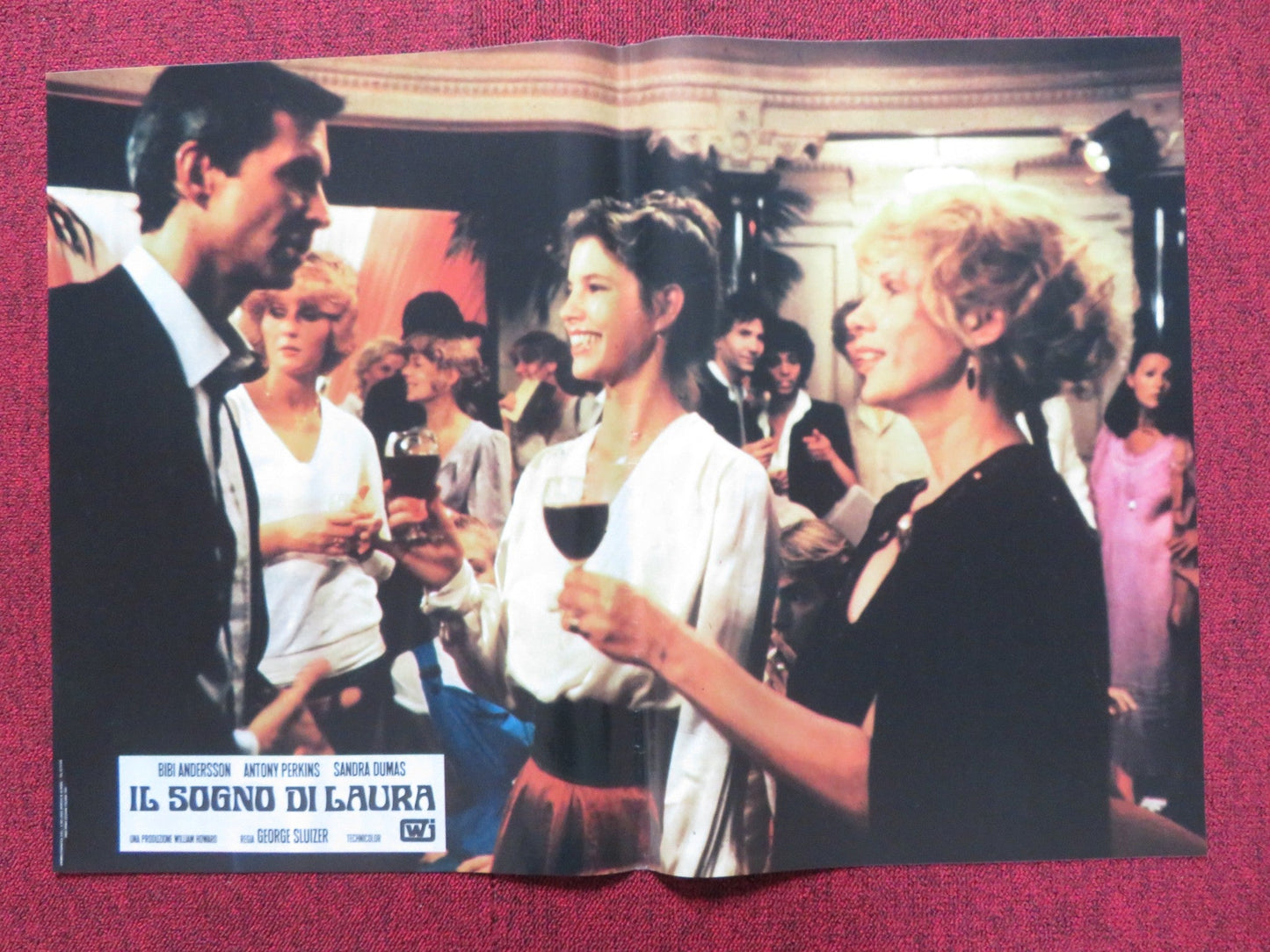 TWICE A WOMAN - D ITALIAN FOTOBUSTA POSTER BIBI ANDERSSON ANTHONY PERKINS 1979 Rendezvous Cinema Movie posters