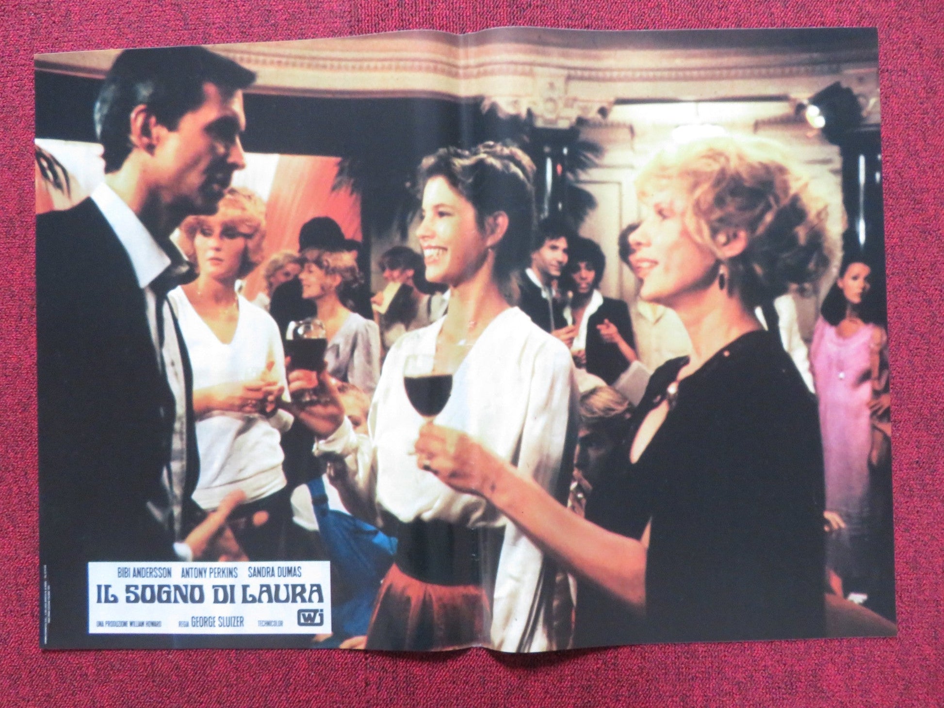 TWICE A WOMAN - D ITALIAN FOTOBUSTA POSTER BIBI ANDERSSON ANTHONY PERKINS 1979 Rendezvous Cinema Movie posters