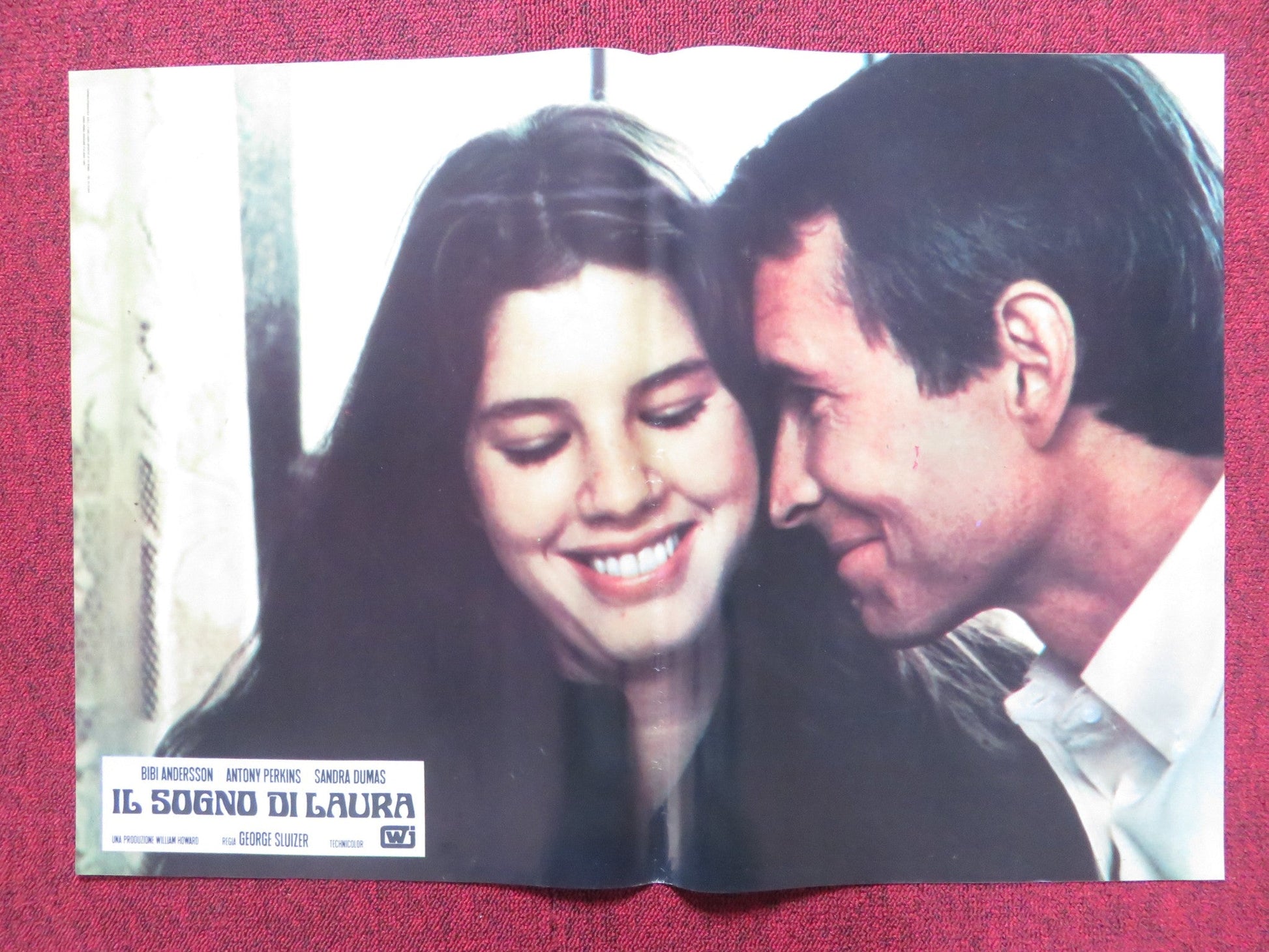 TWICE A WOMAN - E ITALIAN FOTOBUSTA POSTER BIBI ANDERSSON ANTHONY PERKINS 1979 Rendezvous Cinema Movie posters