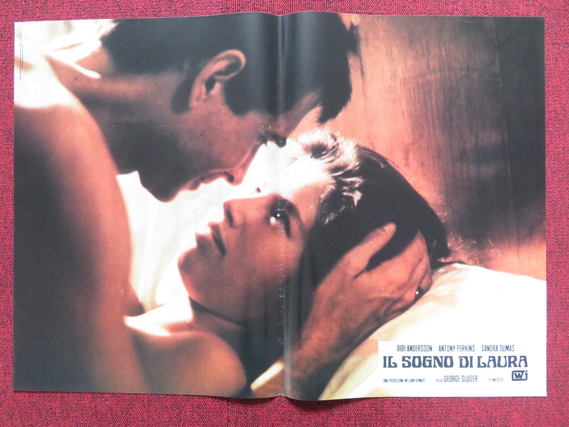 TWICE A WOMAN - F ITALIAN FOTOBUSTA POSTER BIBI ANDERSSON ANTHONY PERKINS 1979 Rendezvous Cinema Movie posters
