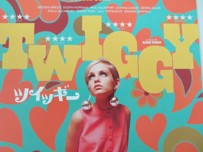 Twiggy Japanese Chirashi (B5) Poster Twiggy Dustin Hoffman McCartney 2024 Movie posters